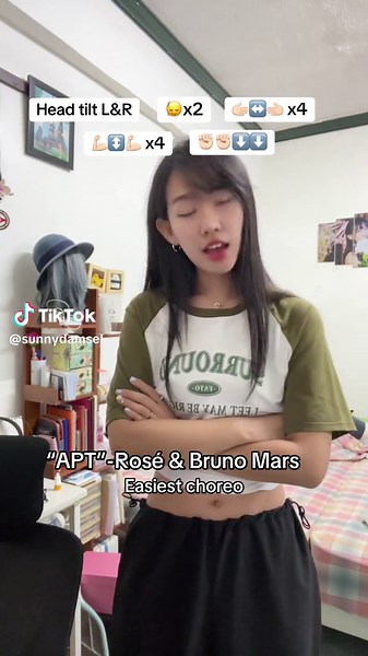 Everyone can do this!!💪🏻 #apt #fyp #tiktokph #dance #rosé #rosie #blackpink #brunomars #choreography