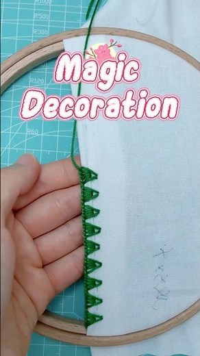 ✨ Magic Loop Stitch Tutorial! #tips #embroidery #sewing