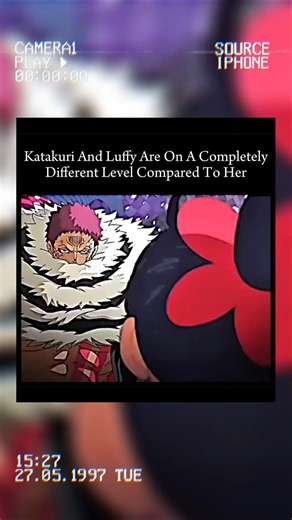 Katakuri And Luffy Are On A Completely Different Level Compared To Her || 🔥 #shorts #anime #onepiece