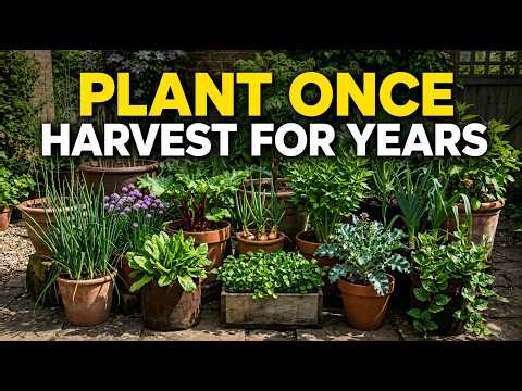 15 Perennial Container Vegetables You Plant Once And Harvest For Years