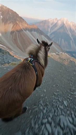 [Mountain Goat] POV : Insane Speed on a Razor-Sharp Ridge! 🏔️💨