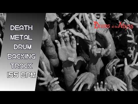 155 BPM Death Metal Drum Backing Track | Relentless Drive