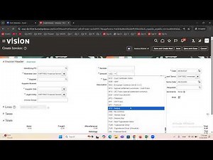 Oracle Fusion Financials | Accounts Payable | Invoice Creation Process