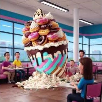 🍨😂 The Great Dessert Avalanche! | Funny Cartoon Story📄