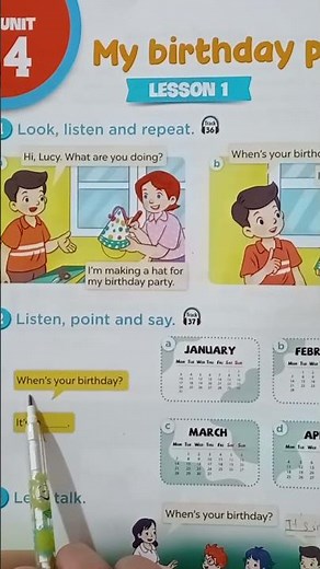 Học tiếng anh lớp 4 Unit 4 Lesson 1.2 - Global Success 4 - Short