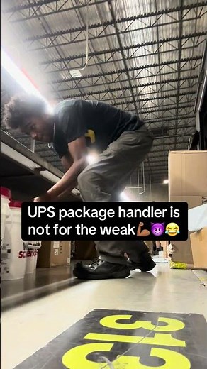 Ups package handler: not for the faint of heart