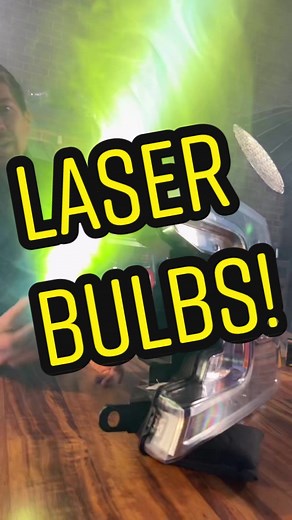 LASER headlight bulbs! ⚡️ What’s next? 💬 #headlightrevolution #laser #bulbs #headlights #lighting #teaching #GetTheWChallenge #DisneyPlusVoices
