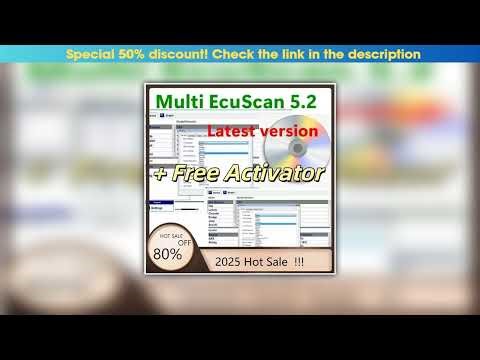 Flash Sale Newest for Multiecuscan V5.2 Registered Unlimited Keygen for Fiat Scanner Multi Ecu Scan
