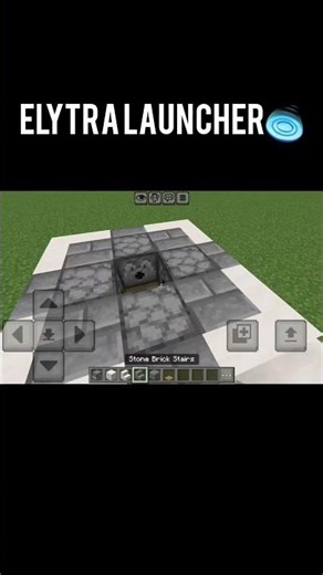 Super Fast Elytra Launcher in minecraft ⚡🚀