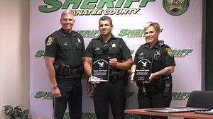 2.6K views · 140 reactions | So many times our deputies put their own safety aside in the service of others. Recently we honored Deputy Peter Papas and Deputy Krystal Carpenter with our Meritorious Service Award. | Manatee County Sheriff's Office | Facebook