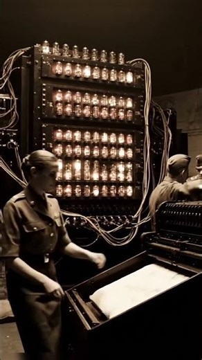 1st Generation Computer ENIAC #computers #trending #shorts #shortvideo #technology #eniac #developed