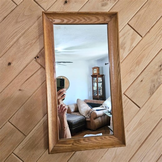 Vintage Large Accent Mirror Rectangle Shaped - Etsy