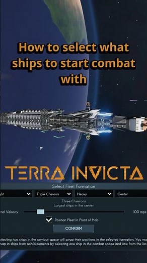 How to select what ships to use in combat in Terra Invicta #terrainvicta #ti #TerraInvictaGuide