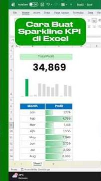 Buat KPI Card keren di Excel dengan Sangat mudah sekali!!! #excel