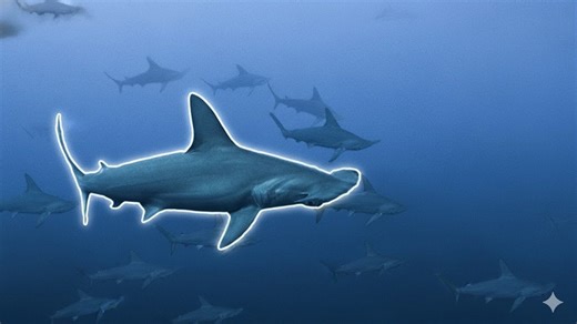 Hammerhead shark gangs and their secret social code