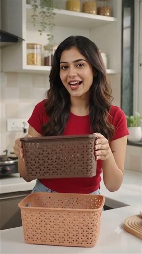Kitchen Organization Hack You NEED — Kuber Industries 3-Piece Basket Set