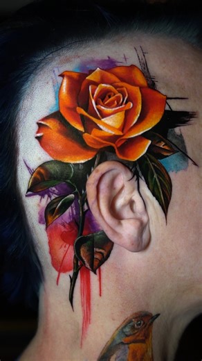 36K views · 743 reactions | My first time tattooing a head!✨  You can watch the full process now on my YouTube channel (link in bio).  Bookings for March 2026 onwards are now open  Click the link in my bio to get in touch ️ @archivaltattoo #RoseTattoo #SurrealTattoo #RealismTattoo #ColourTattoo #TattooArtistUK #RochesterTattooArtist #KentTattoo #CustomTattoo #TattooBooking #TattooVlog #BookNow | Josh Williams | Facebook