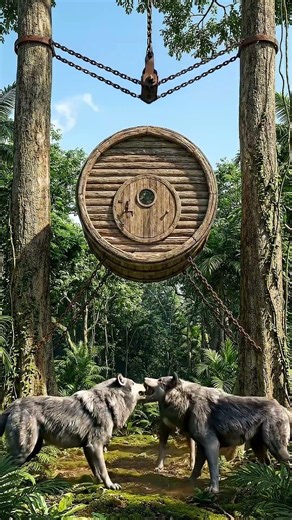 Escape into the Hanging Tree House 🌲🐺