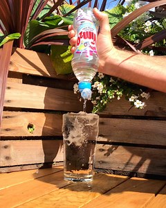 Right you lucky thirsters… it’s high time to introduce you to our shiny new Vim2o. The perfect answer to when you want the hydration of still spring water but just can’t miss out on our unique mixed-up fruity taste! A refreshingly fruity blend of grapes, blackcurrants and raspberries with no added sugar. You’re welcome… | Vimto