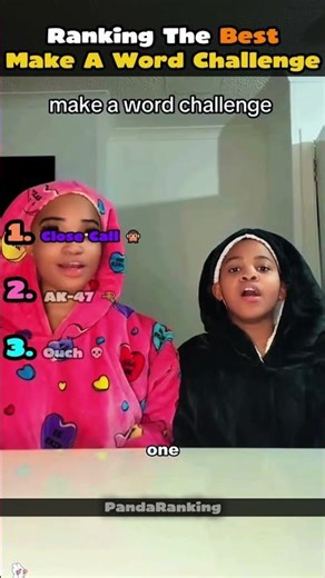 Ranking The Best Create A Word Challenge Moments 😂 #shorts #challenge #funny