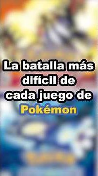 The HARDEST battle in POKÉMON OMEGA RUBY and ALPHA SAPPHIRE