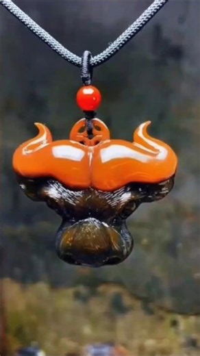 Hand-Carved Jade Bull Pendant 🐂 Incredible Craftsmanship