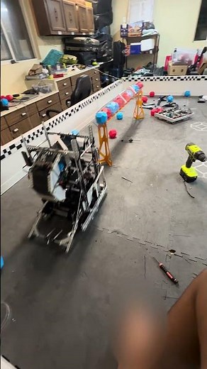 Vex pushback match loading and scoring from July. #robotics #vrc