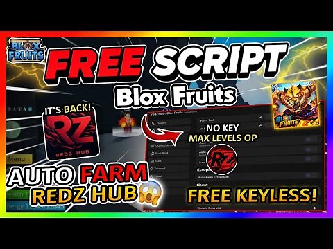 Redz Hub Script IS BACK *NO KEY* - Blox Fruits Script