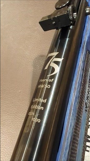 Weihrauch HW50S 75 Anniversary Ltd Blue Laminate 😍🎯💥#shootingsport #airgunshooting