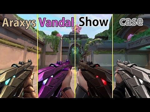 Araxys Vandal All Variants Showcase - VALORANT New Araxys Skin Bundle