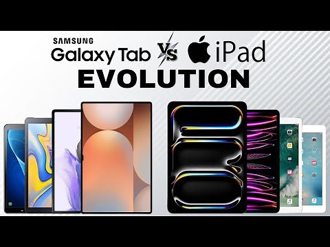 Evolution Of Apple iPad Vs Samsung Galaxy Tabs