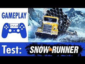 SnowRunner (PS4) First gameplay of the off-road simulator ►Better than MudRunner?
