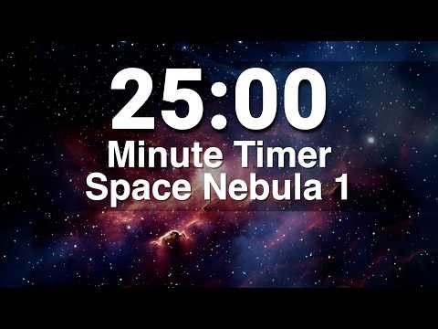Space Nebula Countdown Timer 25