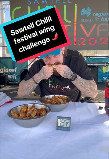Sawtell Chilli Festival Chicken Wing Challenge