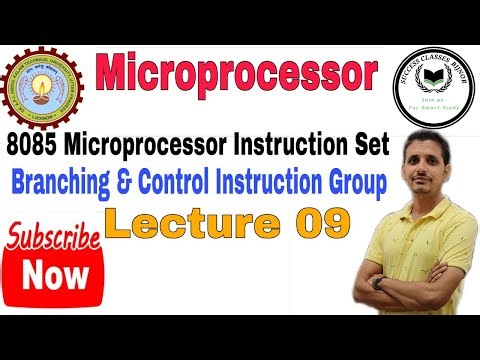 branching and control instruction group || instruction group of 8085 microprocessor #aktu #8085