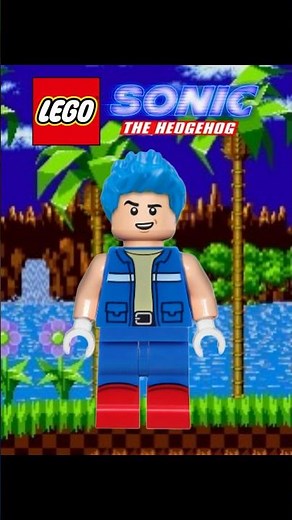 Sonic the Hedgehog LEGO Minifig #Sonic