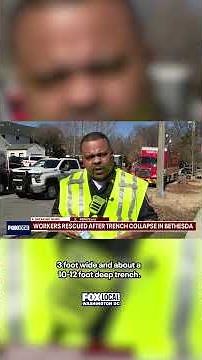 2 workers rescued after Bethesda trench collapse