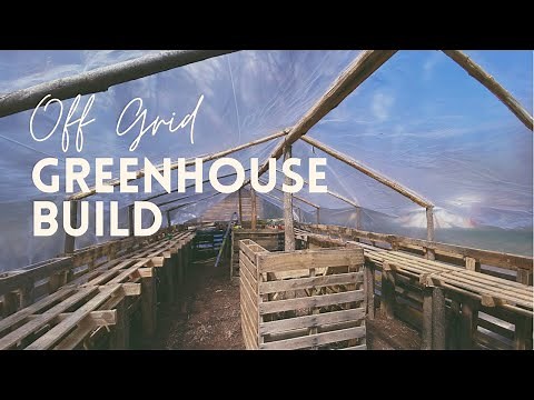 Pallet Wood Greenhouse Built In 15 Hours For Only $100! DIY On Off Grid Land