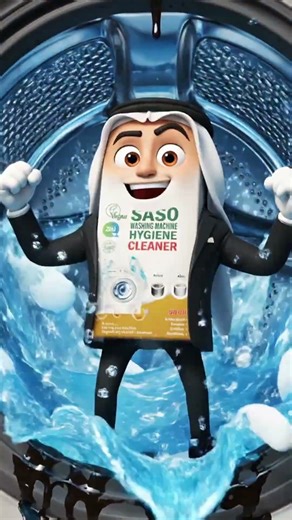 SASO Washing Machine Drum Cleaner works silently but effectively.
