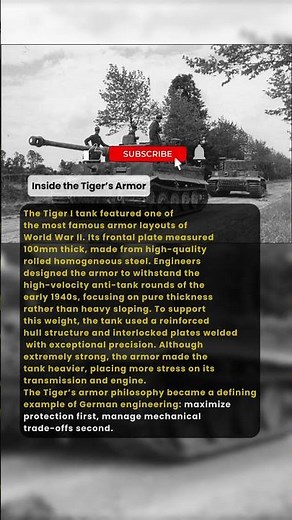 Tiger I — The Engineering Behind Its 100mm Armor | Military History Talks