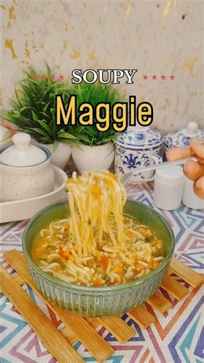 Soupy Maggi Recipe | Maggi Soup | Maggi Recipe | Sister’s Spoon #recipe #shorts #cooking #viral