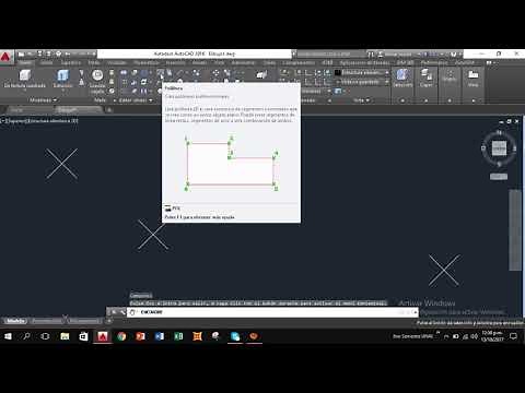 Puntos en AutoCAD con coordenadas.