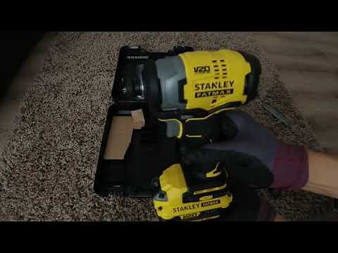 Stanley FatMax V20 18V Cordless Brushless Impact Driver + 4.0Ah Kit Box [Unboxing] #Stanley