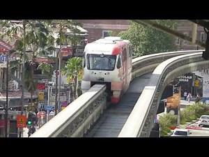 The Monorail System in Kuala Lumpur, Malaysia: (Monorel KL) - 吉隆坡單軌列車