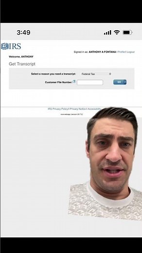 How to Get IRS Transcripts Online #shorts #taxes #irs #taxhelp