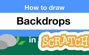 Zinnea老师|Scratch3快速入门教学（中英文）-11-绘制背景