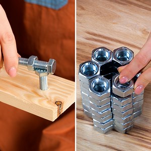 Nut bolts for everything. Simple ways to use them in your everyday life 🔩 | 5-Minute Crafts Men