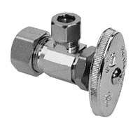 Brasscraft OCR19X Chrome Plated 1/2 C x 3/8 OD COMXCOM Angle Stop