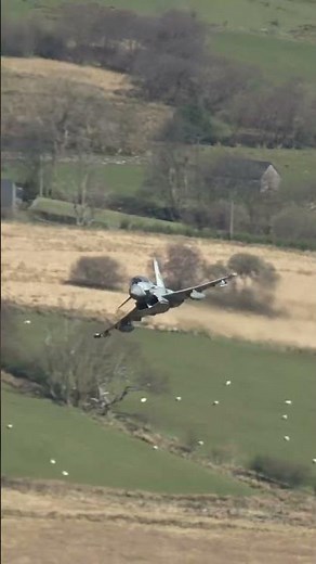 RAF TYPHOONS LOW LEVEL EXERCISE THROUGH THE MACH LOOP