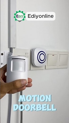 Wireless Motion Door Bell Sensor Entrance Alert Alarm SOS Doorbell Detector Home Office Loceng Gate